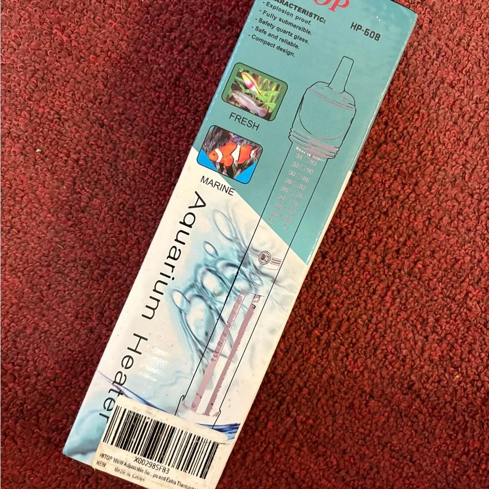 Hitop Aquarium Heater 100W Fresh Marine HP-608